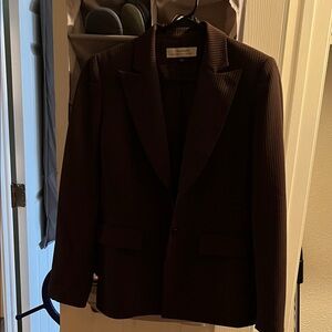 Elegant Dark Brown Blazer